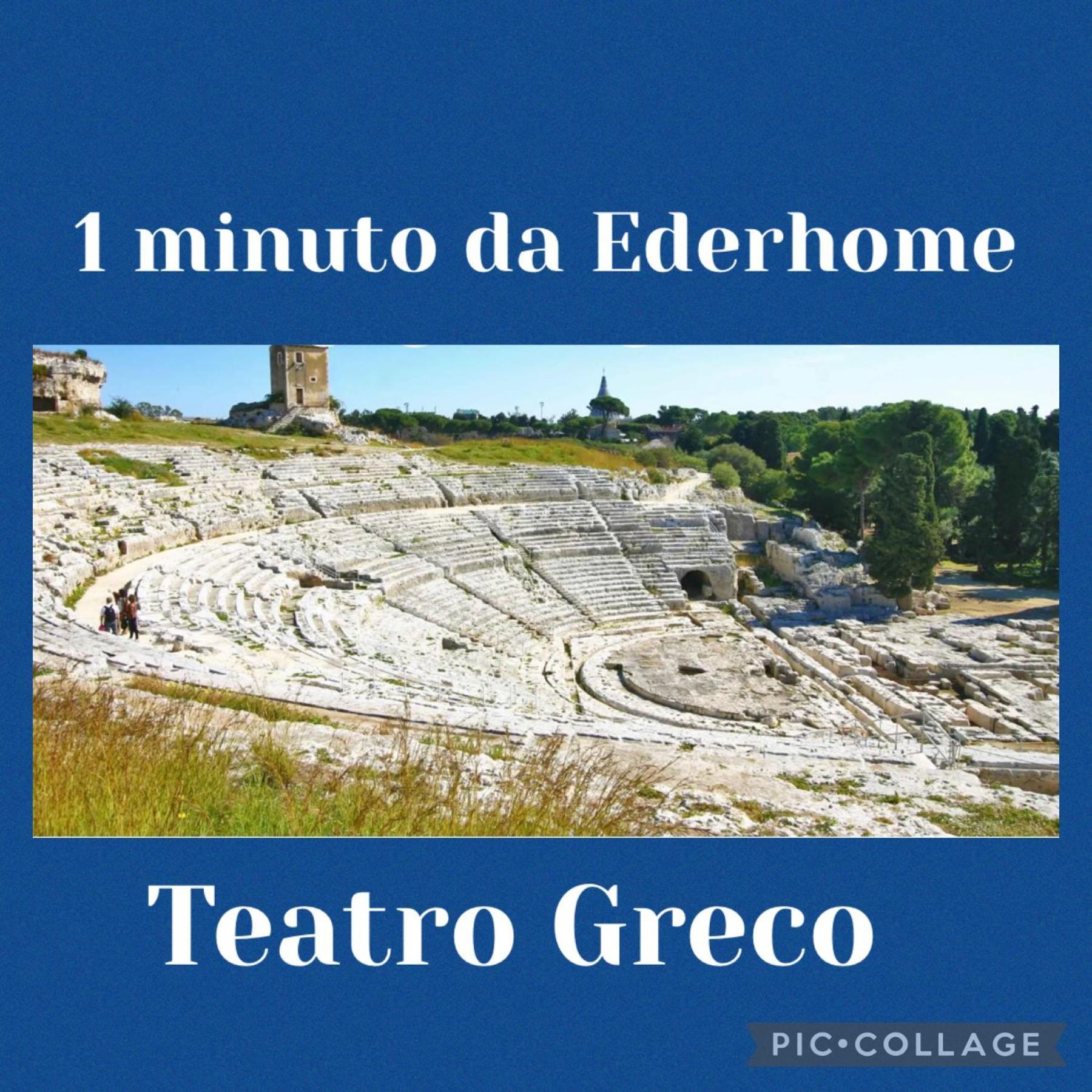 Eder Home A Un Passo Dal Teatro Greco Συρακούσες Εξωτερικό φωτογραφία